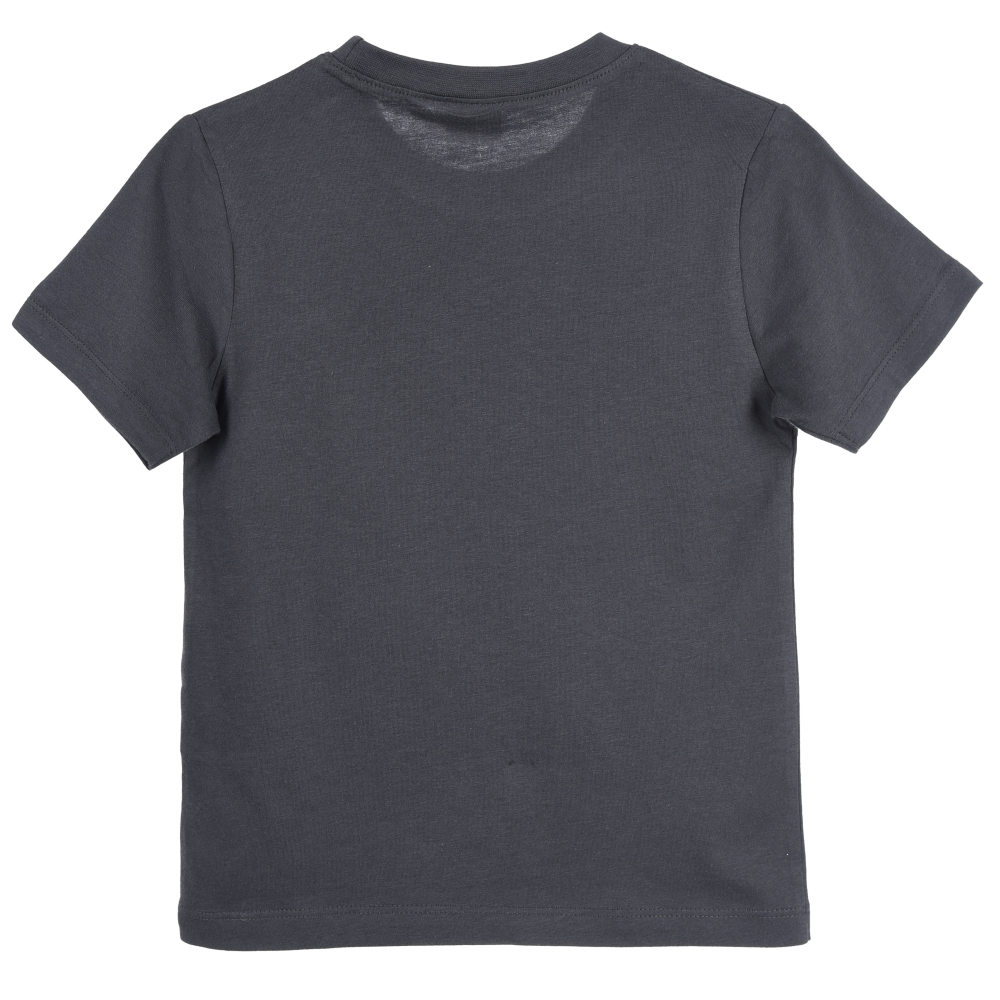 T-Shirt Pikachu Pokémon Maniche Corte Maglietta 100% Cotone Bambino - Ez10112grigio