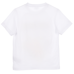 T-Shirt Pikachu Pokémon Maniche Corte Maglietta 100% Cotone Bambino - Ez10112bianco