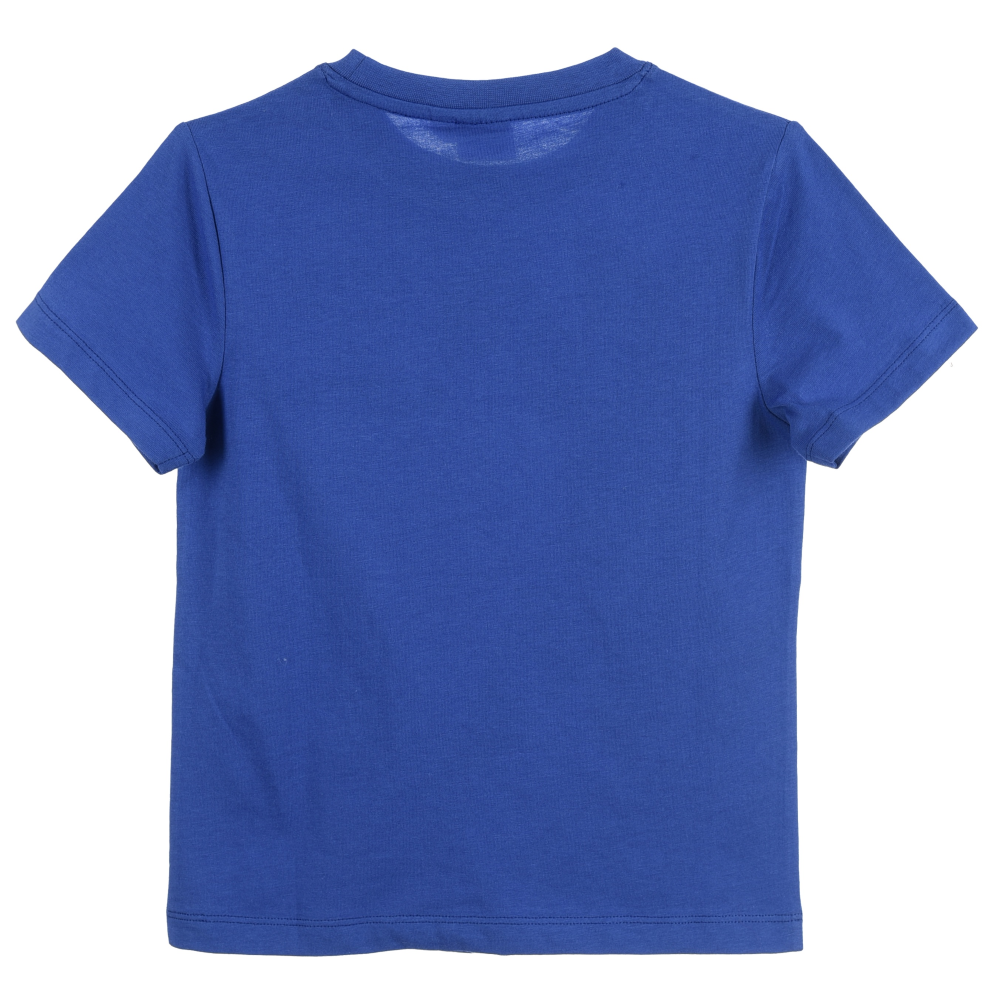 T-Shirt Sonic the Hedgehog Maniche Corte Maglietta 100% Cotone Bambino - Ez10143blu