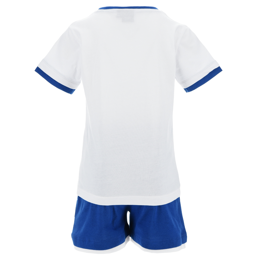 Completo Sonic the Hedgehog 2 Pezzi T-Shirt e Bermuda in Cotone Bambino - Ez10226bianco