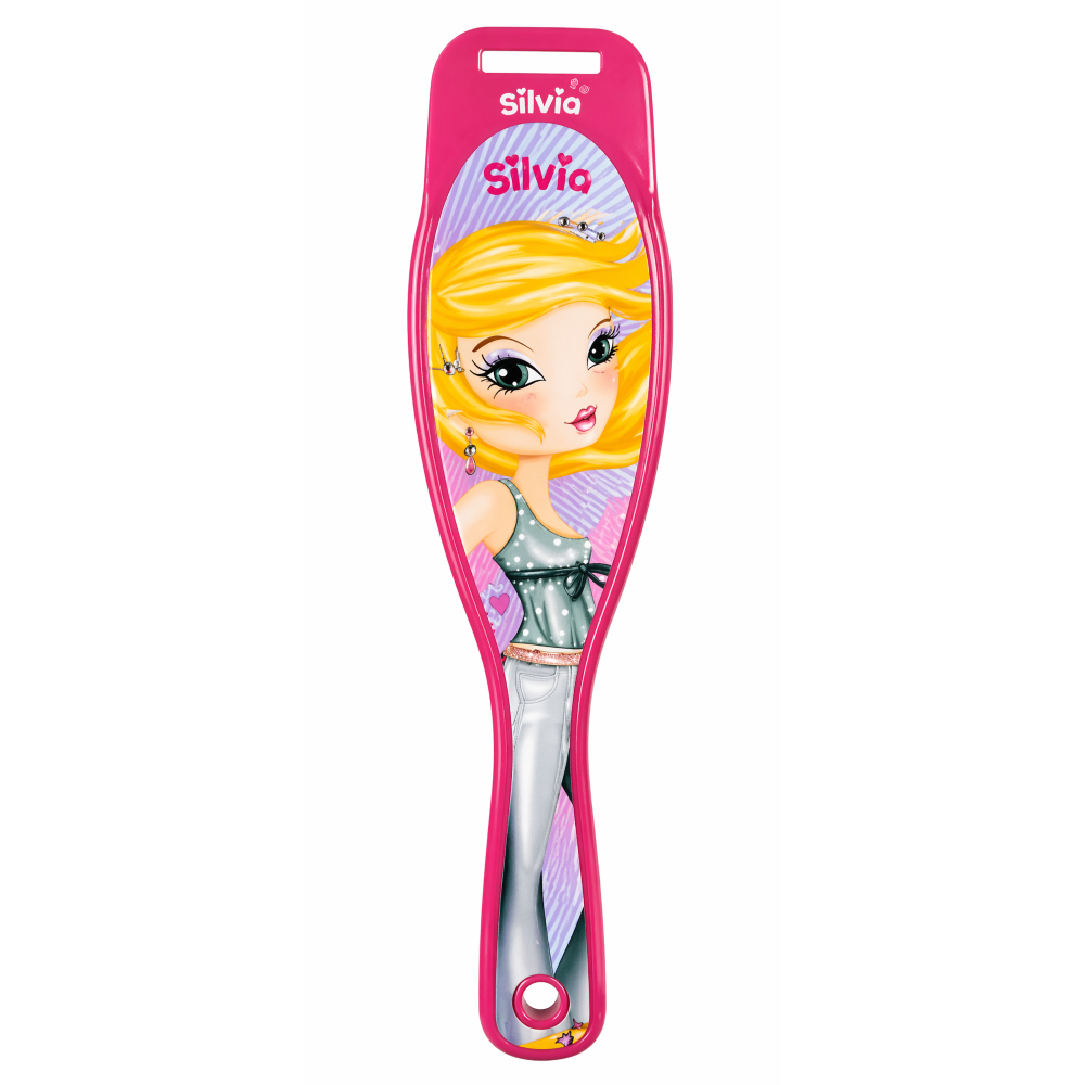 Spazzola per Capelli Top Model Silvia in Plastica