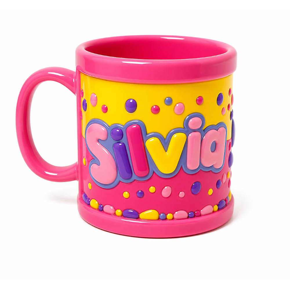 Tazza in Plastica Personalizzata DISNEY Silvia