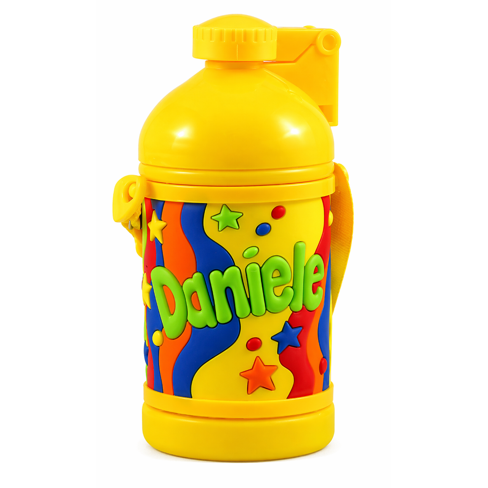 Borraccia Sport in Plastica con Nome H 16 CM 380 Ml Daniele