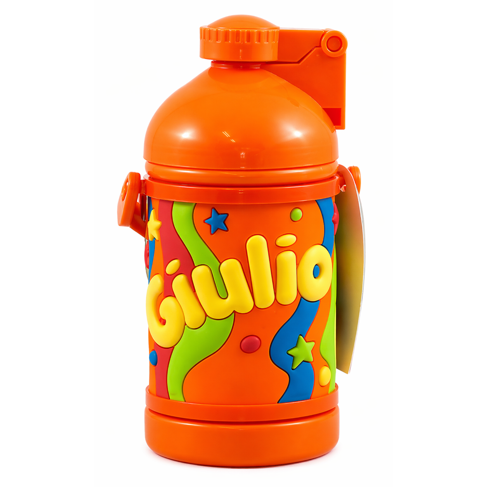 Borraccia Sport in Plastica con Nome H 16 CM 380 Ml Giulio