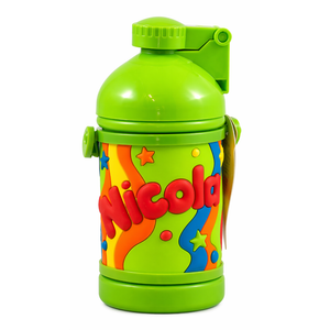 Borraccia Sport in Plastica con Nome H 16 CM 380 Ml Nicola