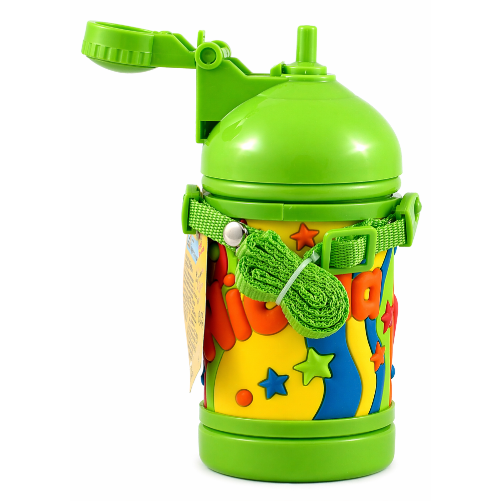Borraccia Sport in Plastica con Nome H 16 CM 380 Ml Nicola