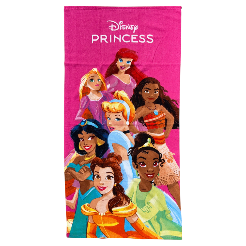 Telo Mare Principesse DISNEY Asciugamano per Bambine in Microfibra CM 140x70 - Je14190ad