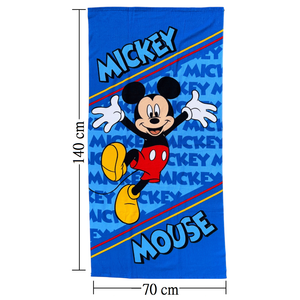 Telo Mare Topolino DISNEY Asciugamano per Bambini in Microfibra CM 140x70 - Je14177ad