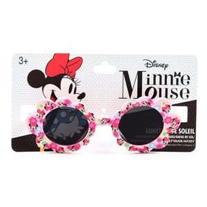 Occhiali da Sole Minnie DISNEY Bambina Uv400 Filtro 3 Montatura Fiore in Policarbonato - Ez25022