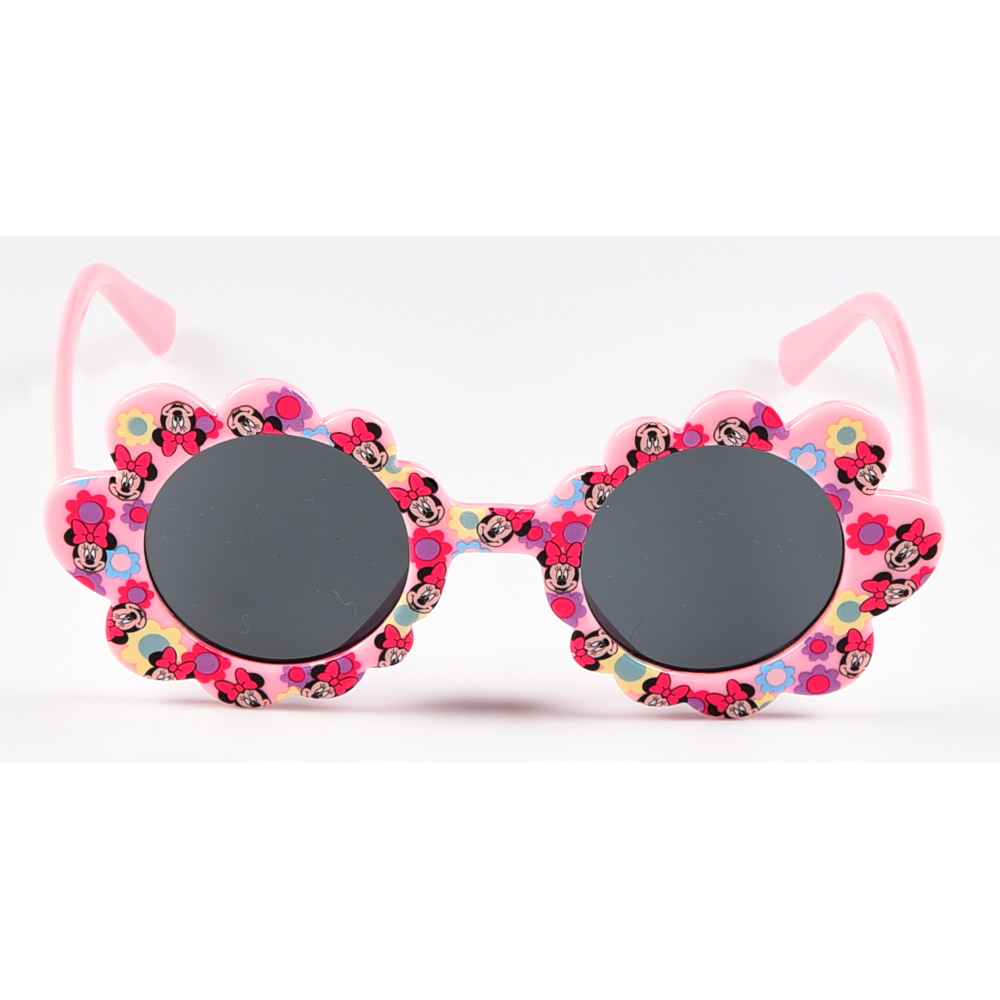 Occhiali da Sole Minnie DISNEY Bambina Uv400 Filtro 3 Montatura Fiore in Policarbonato - Ez25022