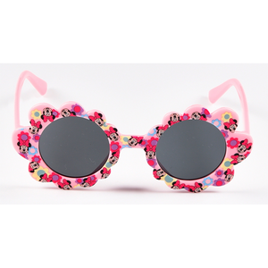 Occhiali da Sole Minnie DISNEY Bambina Uv400 Filtro 3 Montatura Fiore in Policarbonato - Ez25022