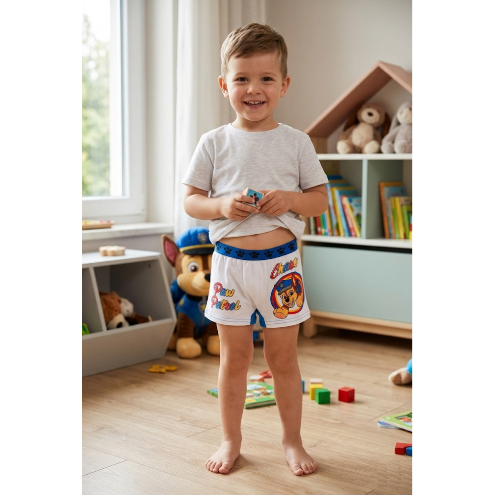 Boxer Set 2 Pezzi Paw Patrol Mutande in Cotone 3/6 Anni - Ez30028/1