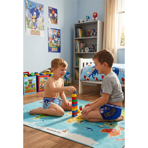 Boxer Set 2 Pezzi Sonic Mutande in Cotone 4/10 Anni - Ez30034/1