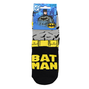 Calzini Antiscivolo Batman in Misto Cotone 3 Paia Assortiti Bambini 23/34 - Hy06052