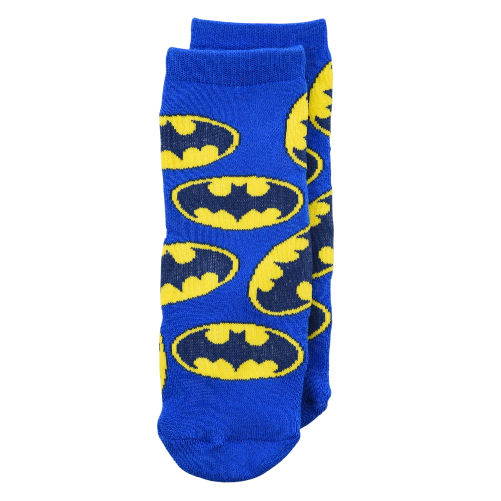 Calzini Antiscivolo Batman in Misto Cotone 3 Paia Assortiti Bambini 23/34 - Hy06052