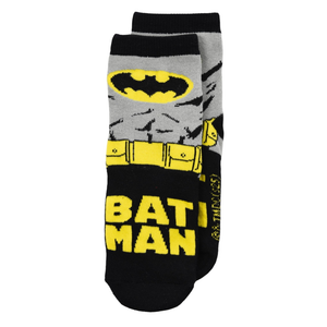 Calzini Antiscivolo Batman in Misto Cotone 3 Paia Assortiti Bambini 23/34 - Hy06052