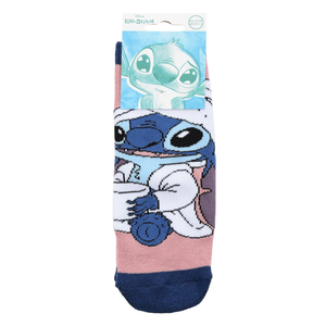 Calzini Antiscivolo Stitch DISNEY in Misto Cotone Singolo Paia Bambini 31/34- Hy06060/viola
