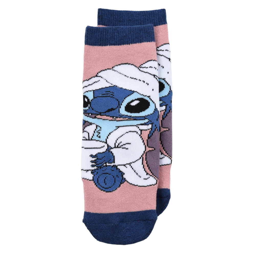 Calzini Antiscivolo Stitch DISNEY in Misto Cotone Singolo Paia Bambini 31/34- Hy06060/viola