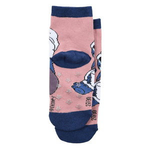 Calzini Antiscivolo Stitch DISNEY in Misto Cotone Singolo Paia Bambini 31/34- Hy06060/viola