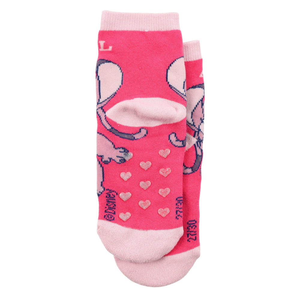 Calzini Antiscivolo Angel DISNEY Paio Singolo per Bambini 23/30 - Hy06060/rosa
