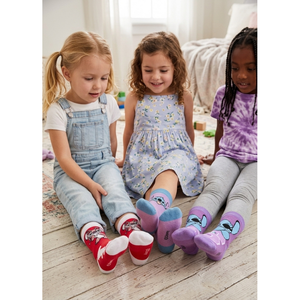 Calzini Angel Stitch DISNEY in Misto Cotone 3 Paia Assortiti Bambini 23/34 - Hy06033/2