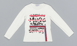 T-Shirt Maglietta Meilisa Bai Bambina Baby 3/7 Anni - Fl2455