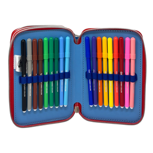 Astuccio Scuola Paw Patrol Multiscomparto 3 Zip Portacolori Giotto - 5560