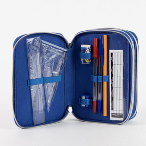 Astuccio Scuola Sonic Multiscomparto 3 Zip Portacolori Giotto - 5561