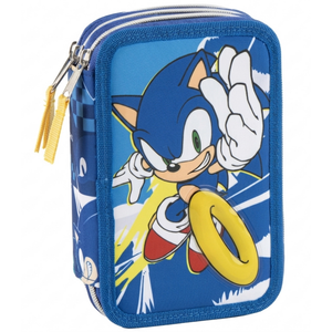Astuccio Scuola Sonic Multiscomparto 3 Zip Portacolori Giotto - 5561