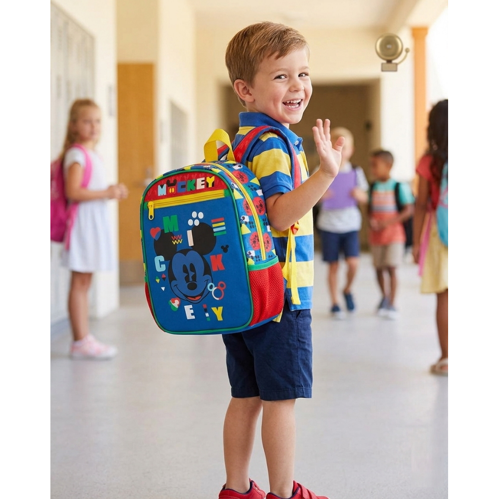Zaino Scuola Asilo Topolino Mickey Mouse DISNEY Tempo Libero Cm. 28 - 4382121
