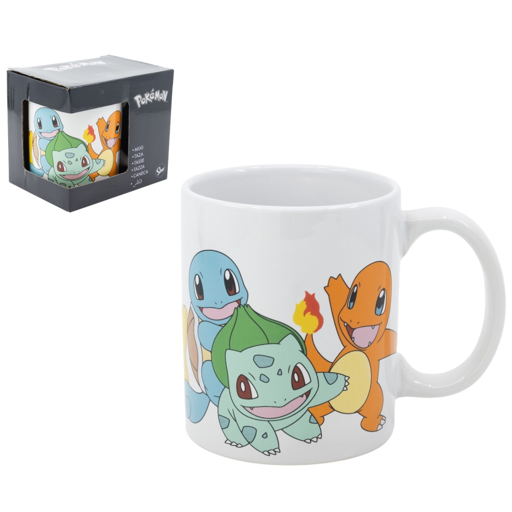 Tazza in Ceramica Pokémon Starter Pikachu Modello Mug 325 Ml in Confezione - 85995
