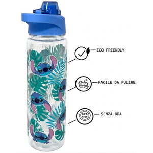 Borraccia Ecozen Stitch DISNEY in Tritan Bottiglia con Beccuccio per Adulti- 86679