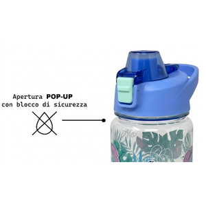 Borraccia Ecozen Stitch DISNEY in Tritan Bottiglia con Beccuccio per Adulti- 86679
