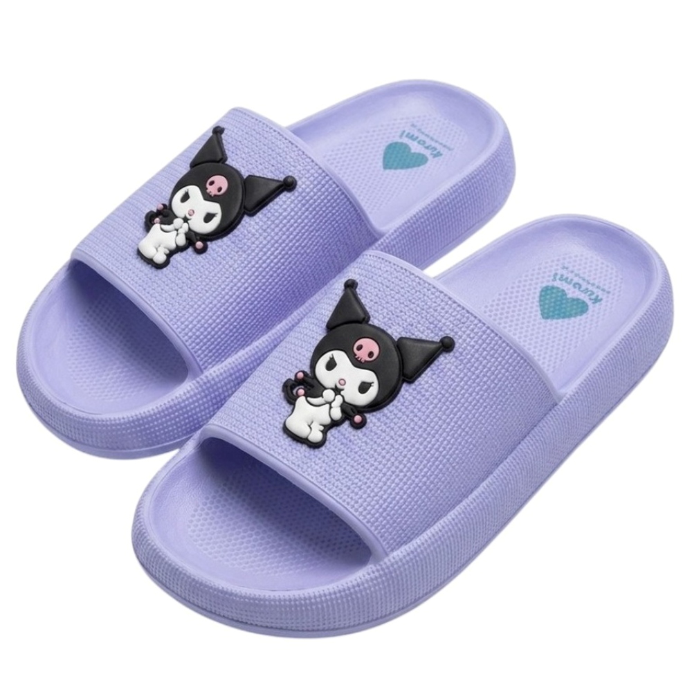 Ciabatte Kuromi Sanrio Pantofole Monofascia per Mare Piscina Adulti - 7319