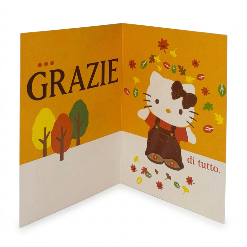 Biglietto Auguri DISNEY Hello Kitty Grazie