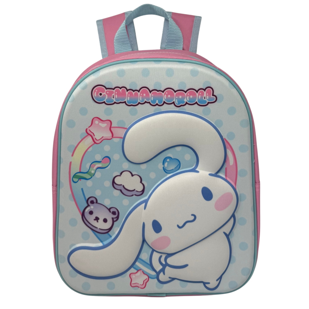 Zaino Asilo 3d Cinnamoroll Sanrio Immagine a Rilievo Borsa Scuola Tempo Libero - 1000eva315283