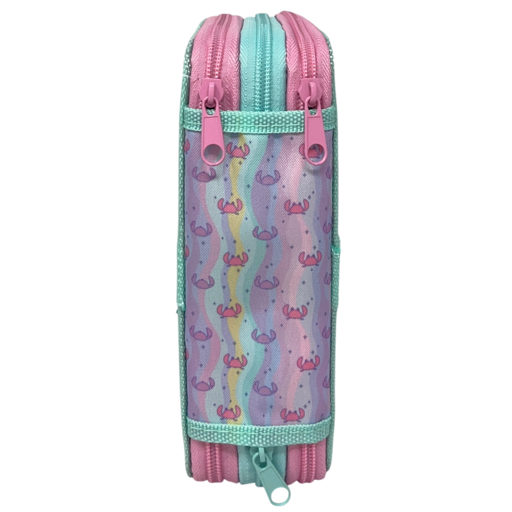 Astuccio 3 Zip Scuola Stitch DISNEY Multiscomparto Portacolori Giotto - 8002833