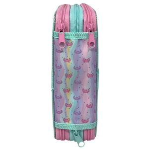 Astuccio 3 Zip Scuola Stitch DISNEY Multiscomparto Portacolori Giotto - 8002833