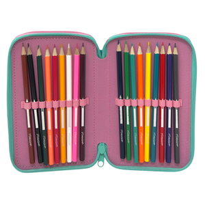 Astuccio 3 Zip Scuola Stitch DISNEY Multiscomparto Portacolori Giotto - 1004e5292