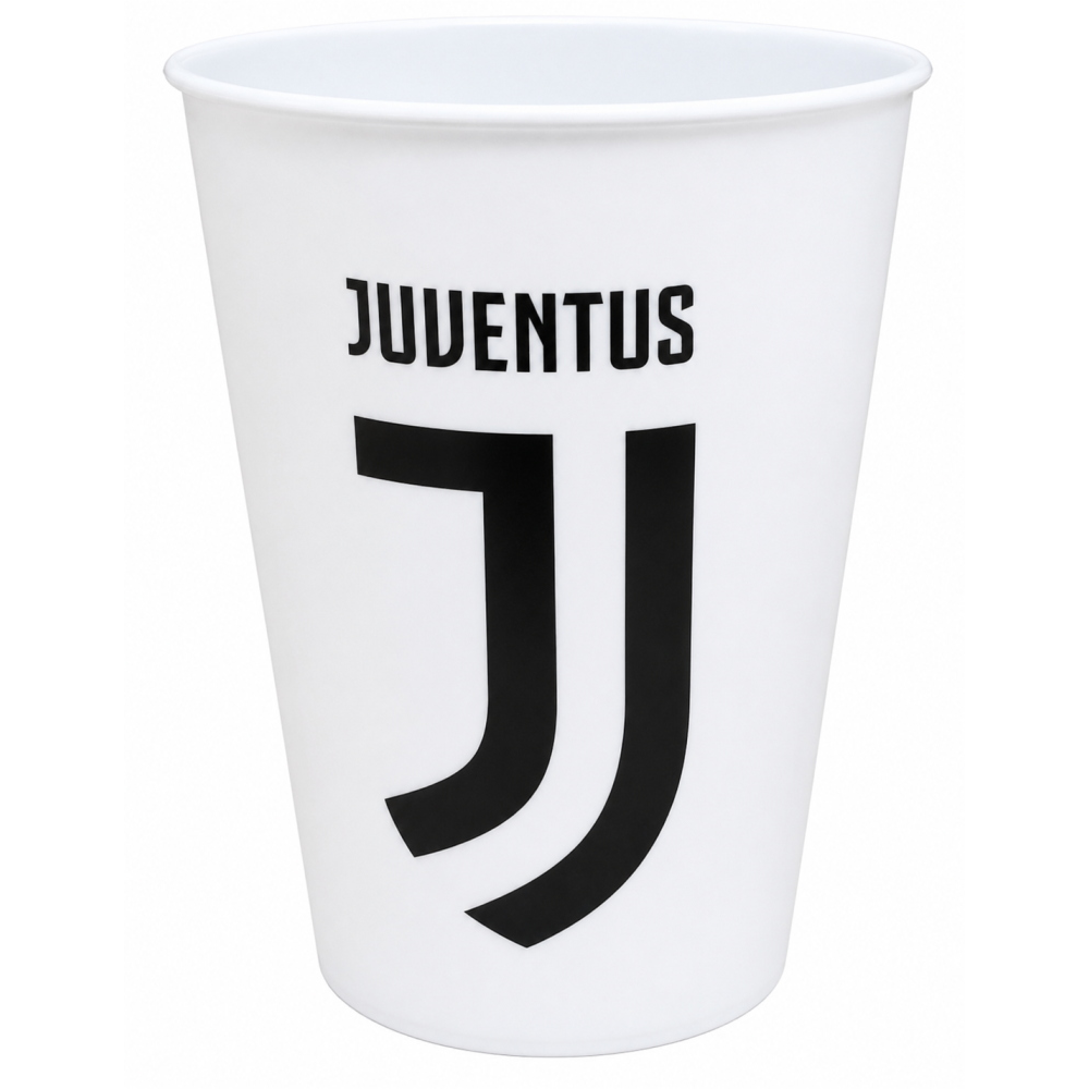 Bicchiere Juventus Campioni Bianconeri Plastica Ml.260 Cm. 10x7,5 - C02jv