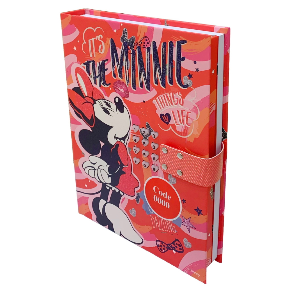 Diario Segreto Minnie Mouse DISNEY Combinazione Elettronica Bambina - Wd21497