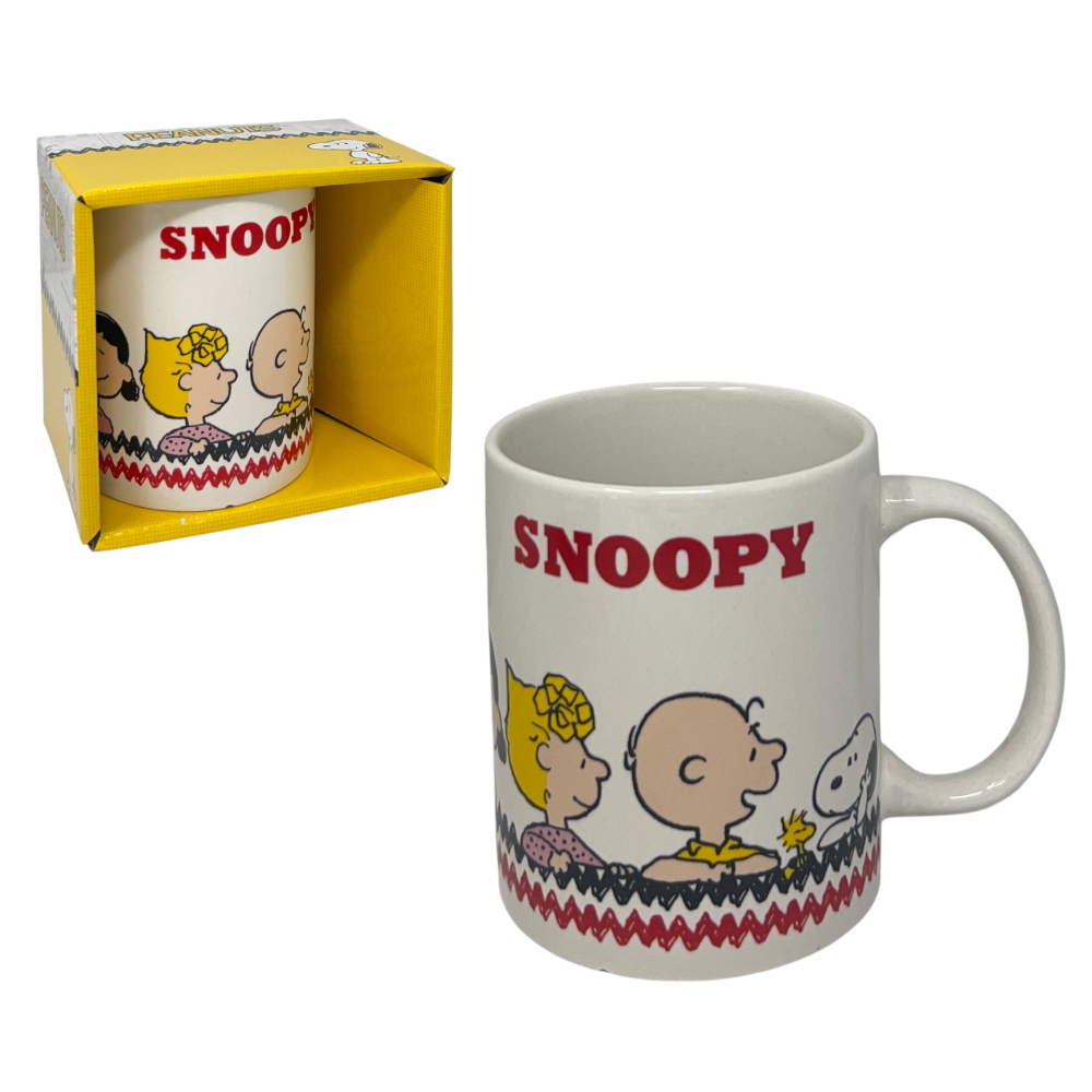 Tazza Mug Snoopy Charlie Brown in Ceramica 350 Ml Confezione Regalo - P05214mc