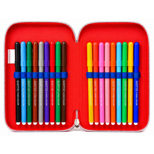Astuccio Scuola 3d Spiderman MARVEL Multiscomparto 3 Zip Portacolori Pennarelli Giotto - Sp0832