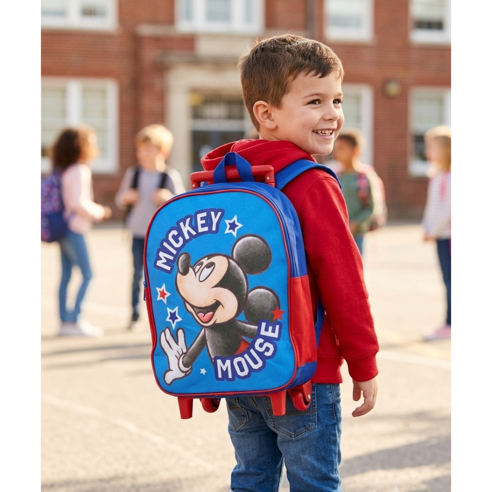 Zaino Asilo Trolley Topolino DISNEY Borsa per Scuola Materna Tempo Libero - 689536
