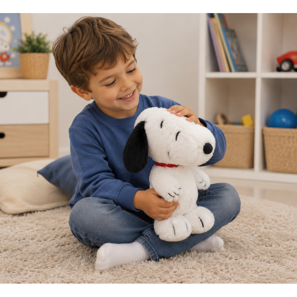 Peluche Snoopy Charlie Brown Pupazzo da 20 CM con Gancio Peanuts - Pts5340/20