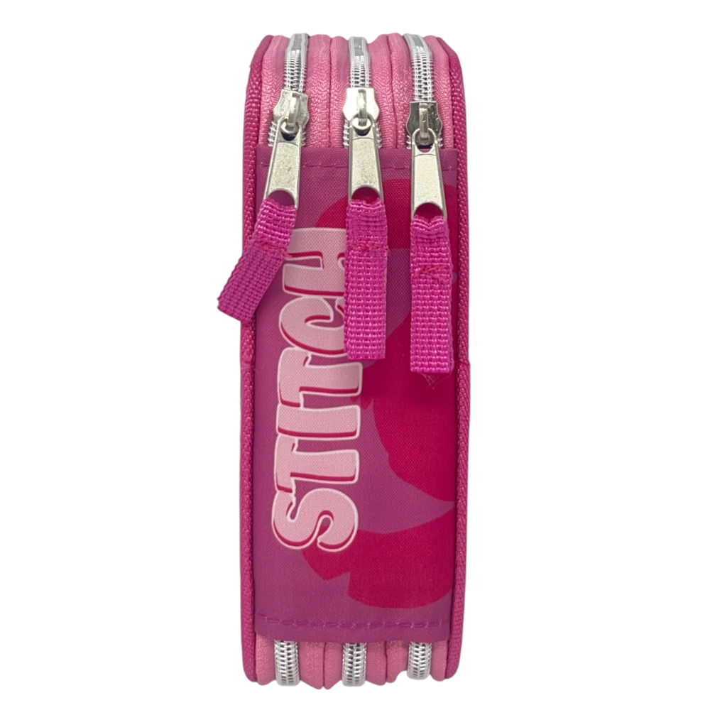 Astuccio Multiscomparto Stitch DISNEY 3 Zip per la Scuola Portacolori Giotto - Lil37-6273