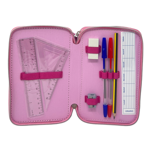 Astuccio Multiscomparto Stitch DISNEY 3 Zip per la Scuola Portacolori Giotto - Lil37-6273