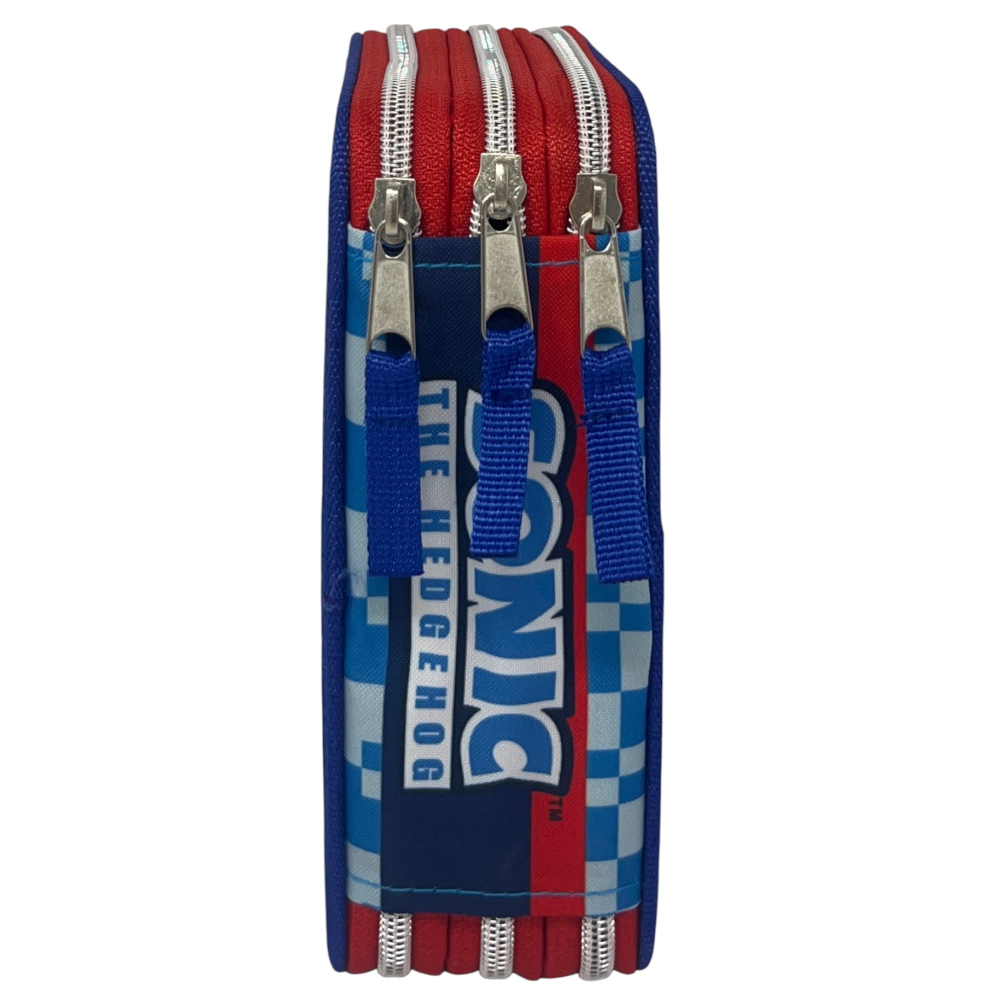 Astuccio Multiscomparto Sonic 3 Zip per la Scuola Portacolori Giotto - Son37-6470