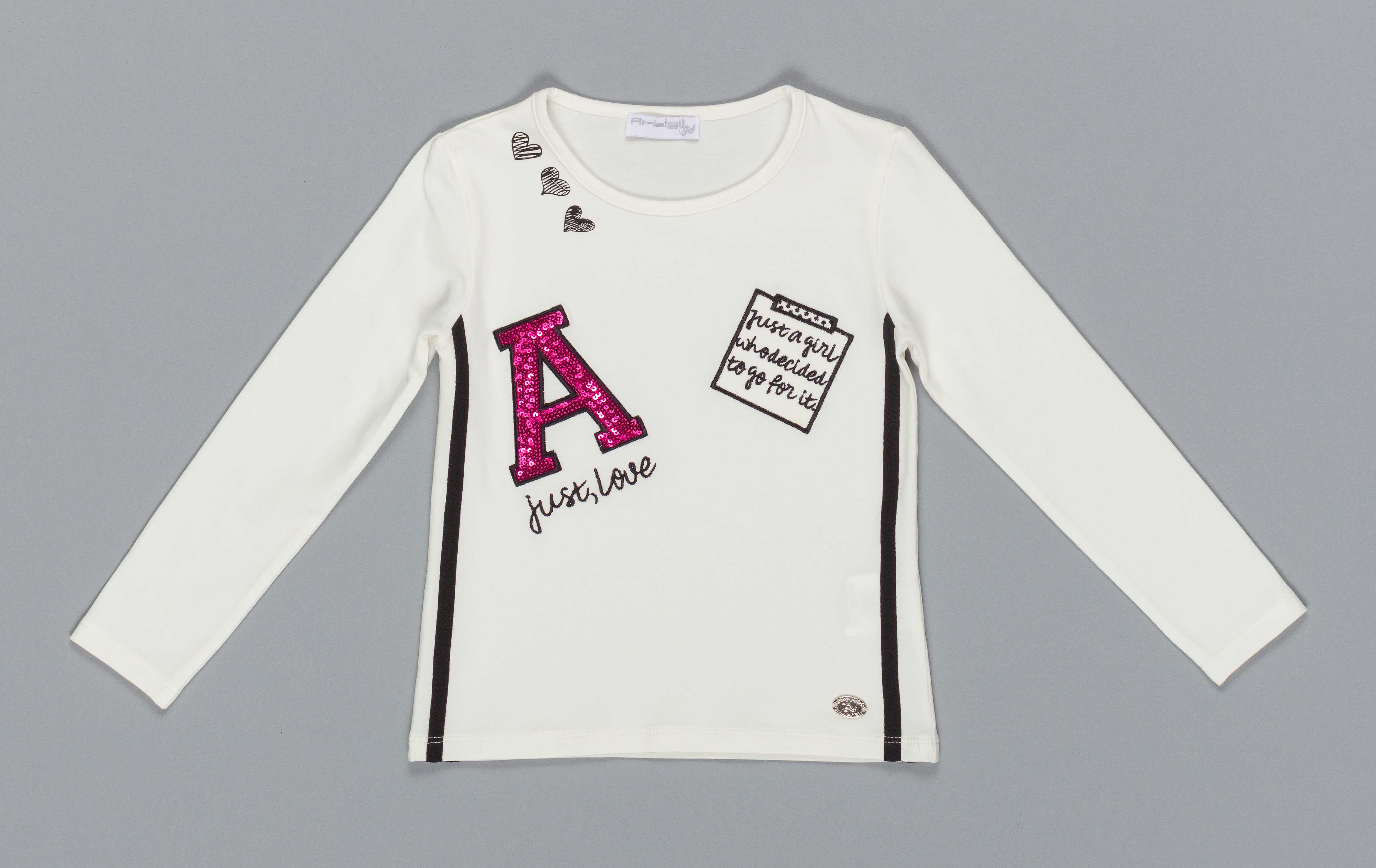 T-Shirt Maglietta Artigli Baby Bambina Taglie 3/7 Anni - A12296
