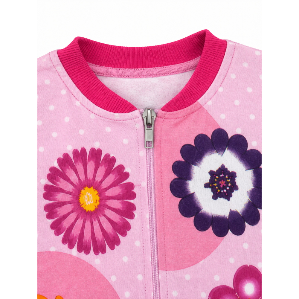 Pigiama Tutone Lungo Unicorno 100% Cotone Interlock - Uni0112fuxia
